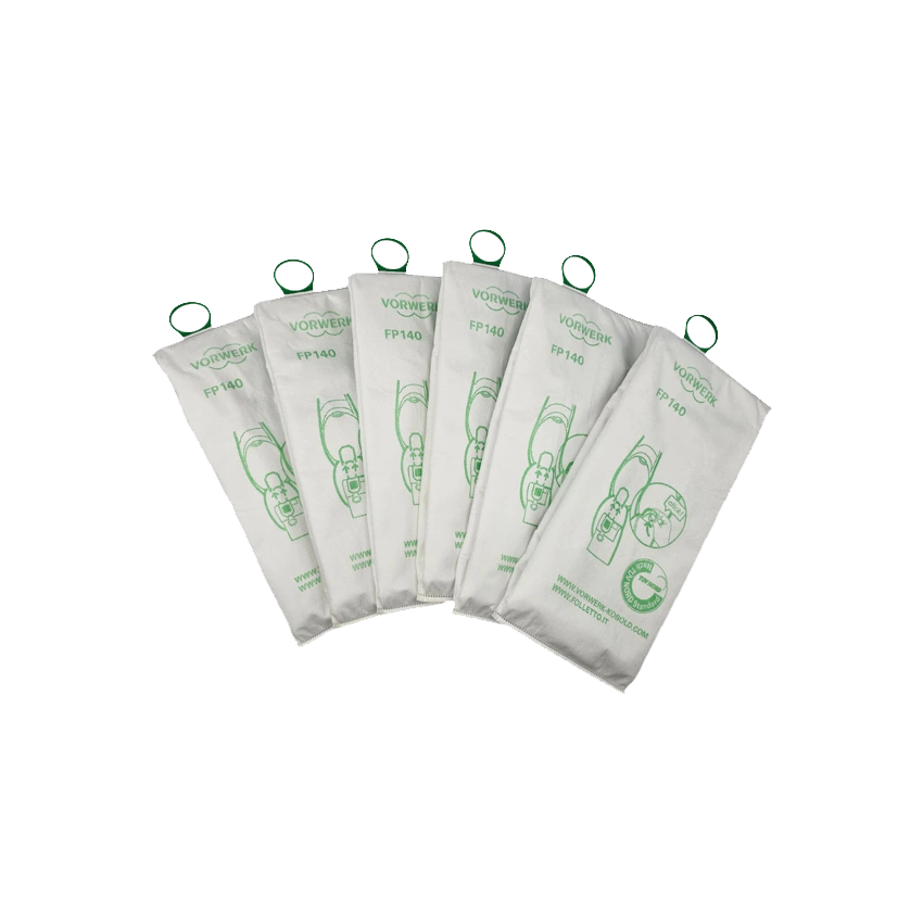 Vorwerk Kobold VK135 VK136 Vacuum Bags – 6 Pack – Original German – Folletto 45030